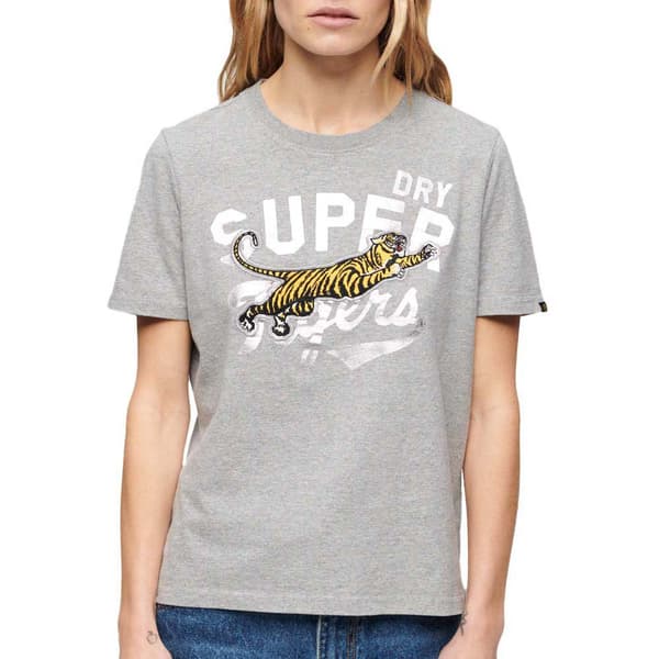 Superdry Reworked Classics Relaxed T-shirt Med Korta ärmar Grå M Kvinna