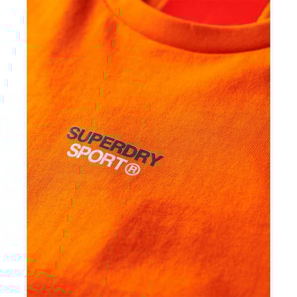 Superdry Sport Tech Logo Relaxed T-shirt Med Korte ærmer Orange 2XL Mand
