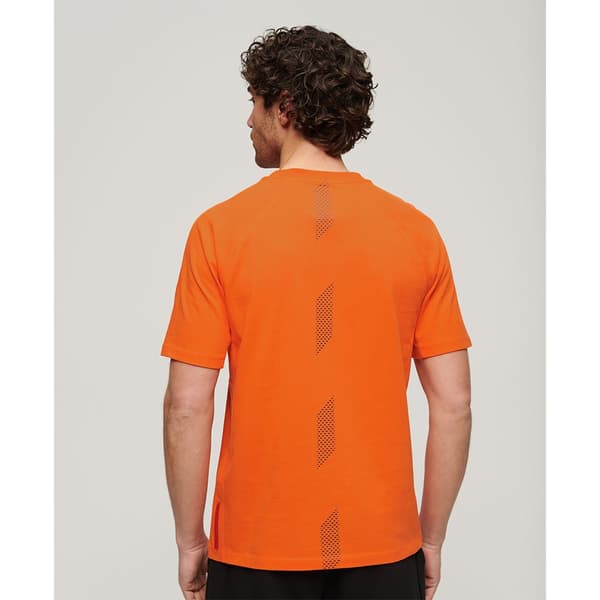 Superdry Sport Tech Logo Relaxed T-shirt Med Korte ærmer Orange 2XL Mand