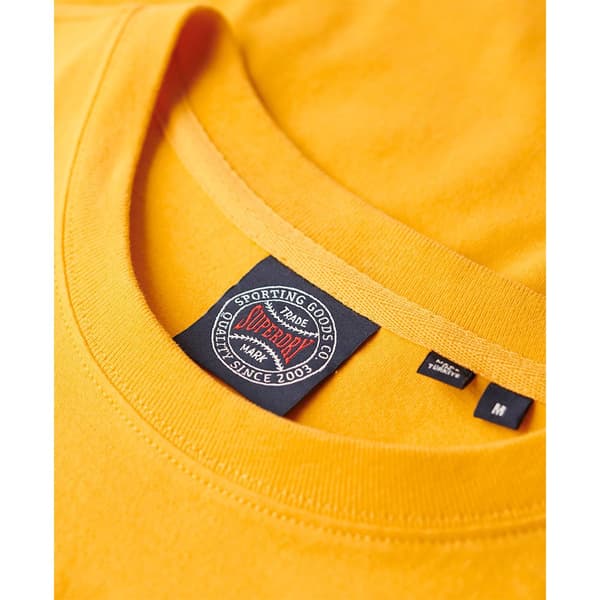 Superdry Track & Field Ath Graphic T-shirt Med Korte ærmer Gul L Mand