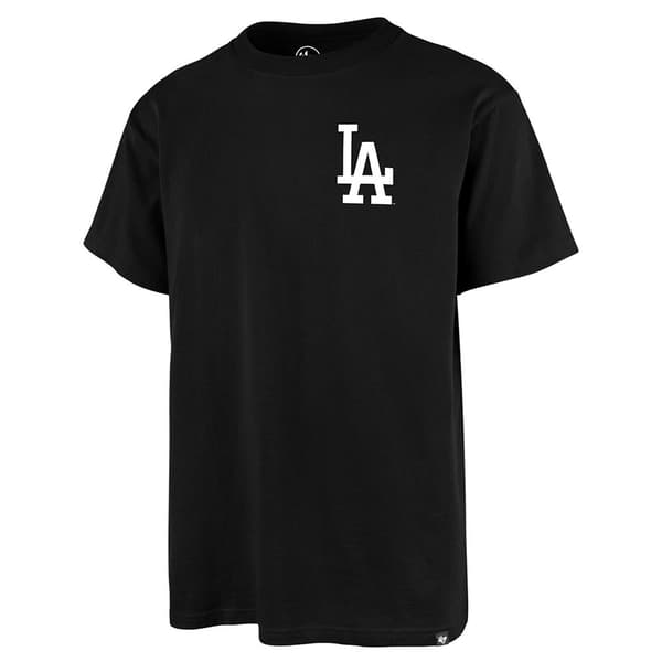 47 Mlb Los Angeles Dodgers Backer Bc012tmbect616701 T-shirt Med Korta ärmar Svart L Man