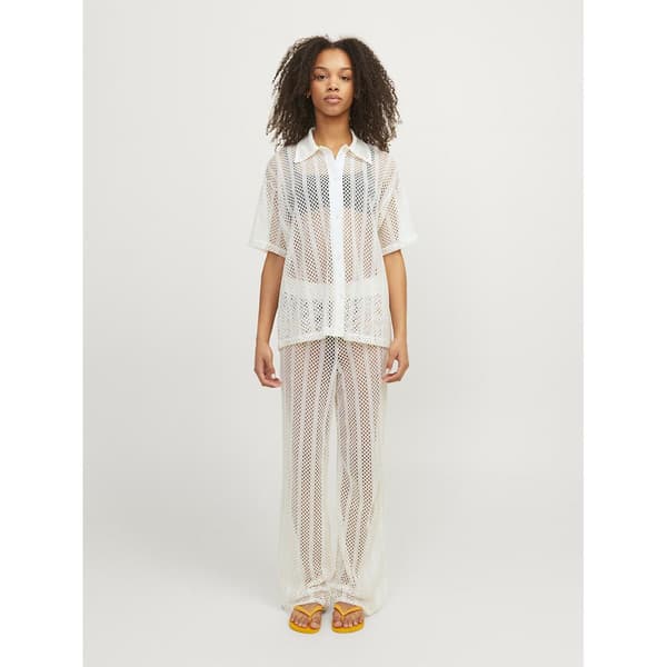 Jack & Jones Ellie Jjxx Kortärmad Skjorta Beige S Kvinna