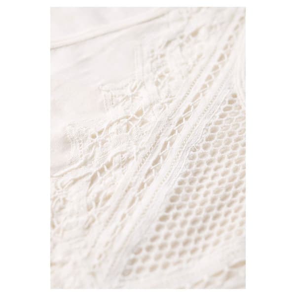 Superdry Lace ärmlös T-shirt Vit L Kvinna