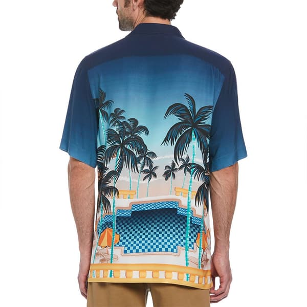 Original Penguin Camp Ev Pool Scene Kortärmad Skjorta Flerfärgad M Man