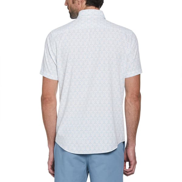 Original Penguin Chambray Aop Paddles Lyhythihainen Paita Valkoinen L Mies