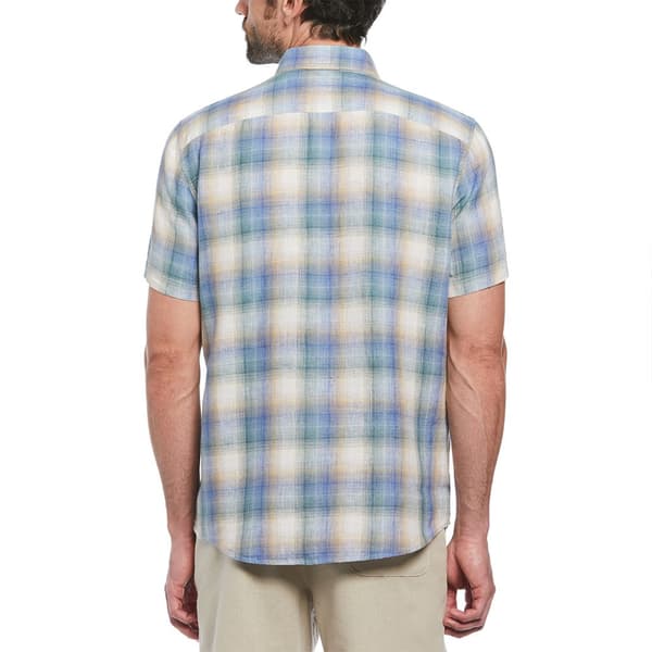 Original Penguin Delave Linen Ao Plaid Kortärmad Skjorta Flerfärgad XL Man
