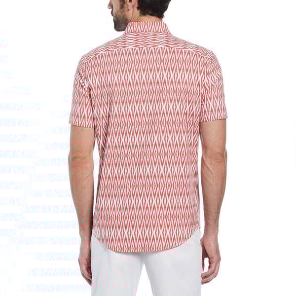 Original Penguin Ev Aop Diamond Geo Lyhythihainen Paita Punainen S Mies