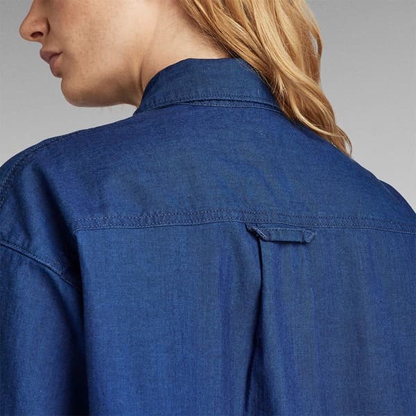 G-star D24563-d309 Skjorte Med Lange ærmer Blå S Kvinde