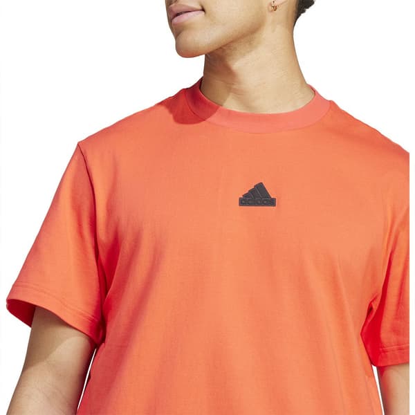 Adidas Brand Love T-shirt Med Korta ärmar Orange XL / Regular Man