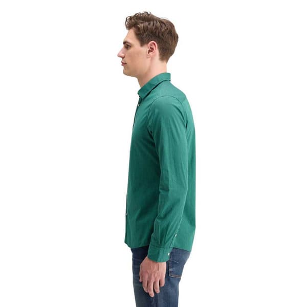 Scotch & Soda Essential Skjorte Med Lange ærmer Grøn XL Mand