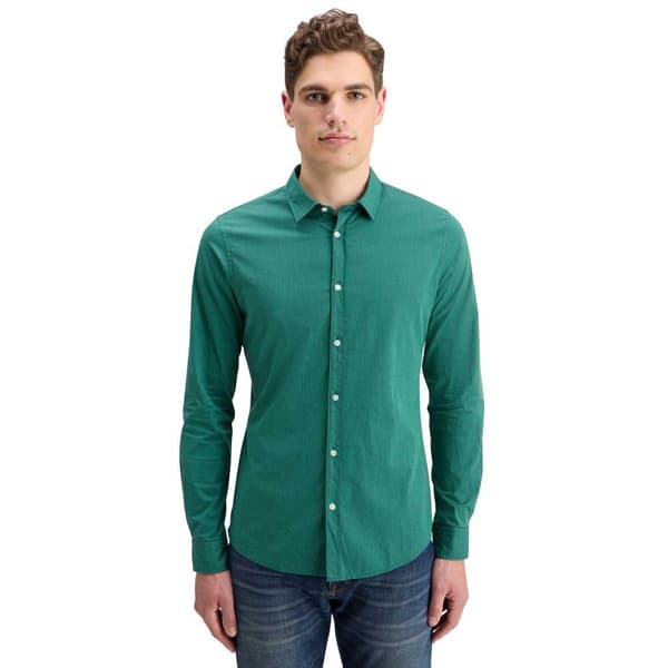 Scotch & Soda Essential Skjorte Med Lange ærmer Grøn XL Mand