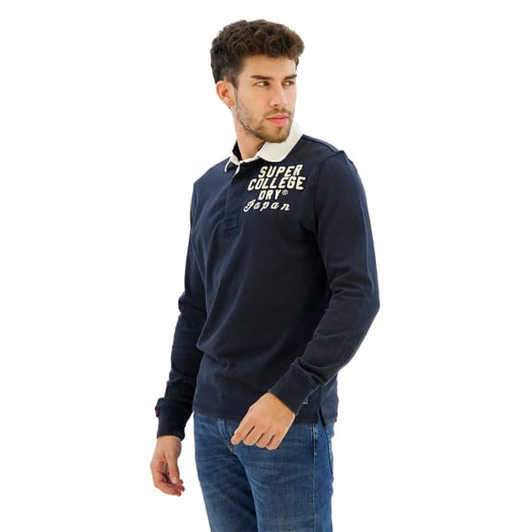 Superdry Vintage Athletic Rugby T-shirt Svart 2XL Man