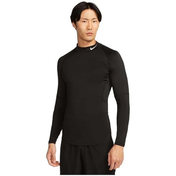 Nike Dri-fit Fb7908 T-shirt Med Lange ærmer Sort 2XL Mand