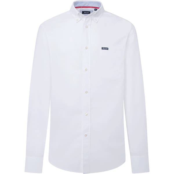 FaÇonnable Fm310793 Skjorte Med Lange ærmer Hvid M Mand