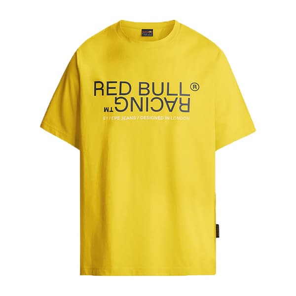 Red Bull Racing Graphic Reflect Tee T-shirt Med Korta ärmar Gul S Man