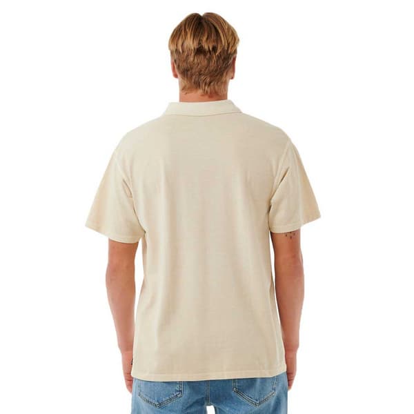 Rip Curl Fade Out Emb Kortærmet Polo Hvid M Mand