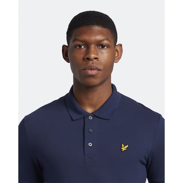 Lyle & Scott Plain Lyhythihainen Pikeepaita Sininen XS Mies