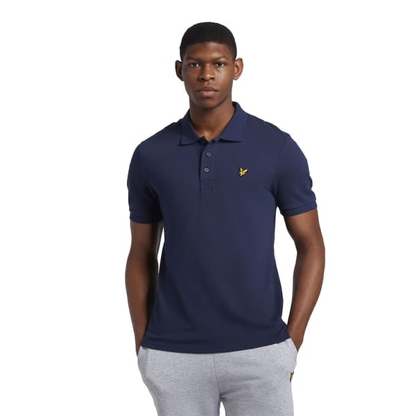 Lyle & Scott Plain Lyhythihainen Pikeepaita Sininen XS Mies