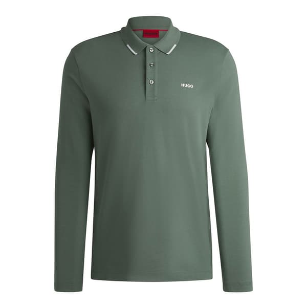 Hugo Derrikos 10269326 Poloskjorte Grøn M Mand