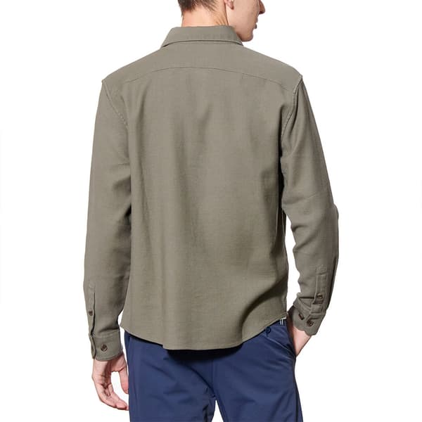 Original Penguin Cloth Loopback Overshirt Skjorte Med Lange ærmer Grøn XL Mand