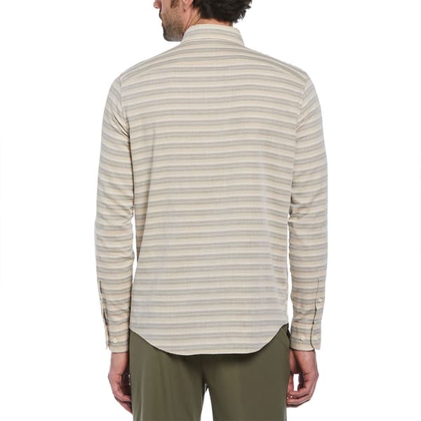 Original Penguin Cloth Stripe Skjorte Med Lange ærmer Beige XL Mand