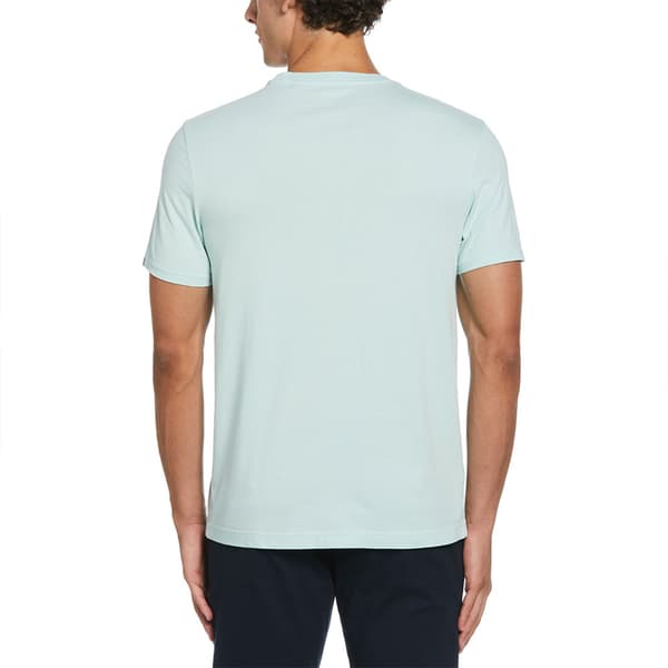 Original Penguin Graphic Puff Tv Pete Logo T-shirt Med Korta ärmar Blå S Man