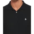 Miniatyrbild 3 av 3: Original Penguin Organic Pique Raised Ottoman Pikétröja Med Lång ärm Svart XL Man