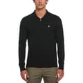 Miniatyrbild 1 av 3: Original Penguin Organic Pique Raised Ottoman Pikétröja Med Lång ärm Svart XL Man