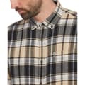 Miniatyrbillede 3 af 3: Original Penguin Plaid Flannel Stretch Skjorte Med Lange ærmer Beige M Mand