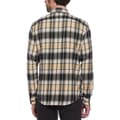 Miniatyrbillede 2 af 3: Original Penguin Plaid Flannel Stretch Skjorte Med Lange ærmer Beige M Mand