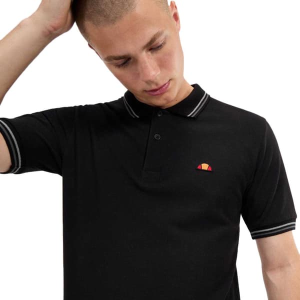 Ellesse Rooks Kortärmad Polotröja Svart XL Man