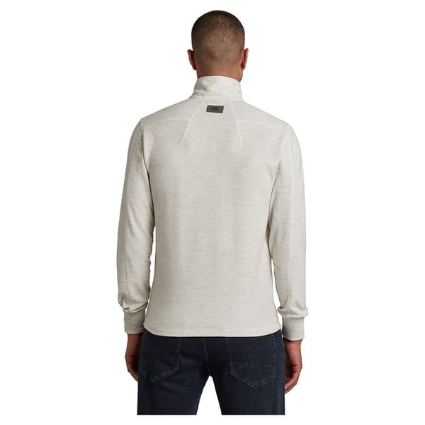 G-star Astro Tweeter Half Zip T-shirt Med Lange ærmer Hvid M Mand