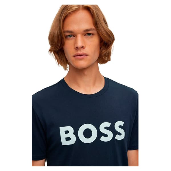 Boss Thinking T-shirt Blå 2XL Man