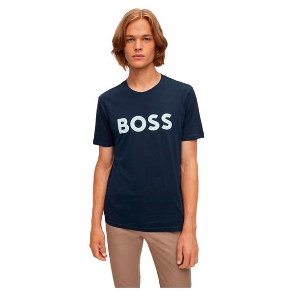 Boss Thinking T-shirt Blå 2XL Man