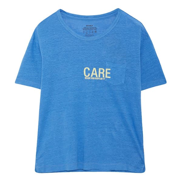 Ecoalf Lisboa T-shirt Med Korta ärmar Blå L Kvinna