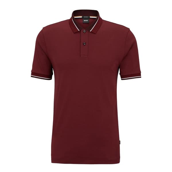 Boss Parlay 200 10245501 Kortærmet Polo Rød 2XL Mand