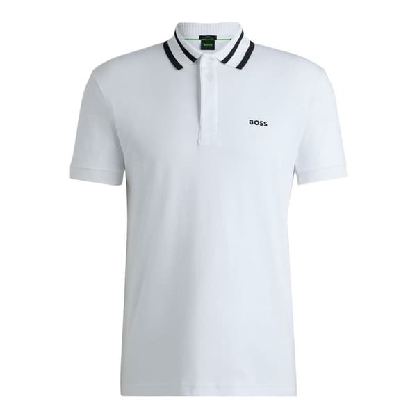 Boss Paule 10262274 Kortærmet Polo Hvid 2XL Mand