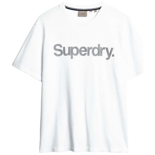 Superdry Core Logo City T-shirt Med Korta ärmar Vit 3XL Man