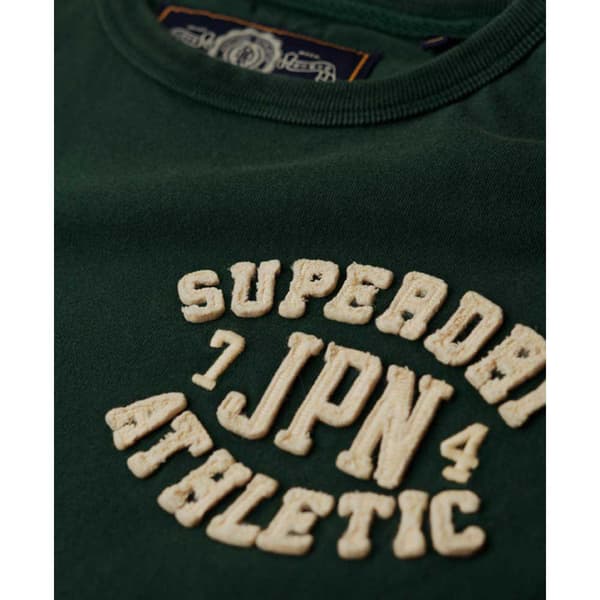 Superdry Vintage Athletic Chest Lyhythihainen T-paita Musta L Mies