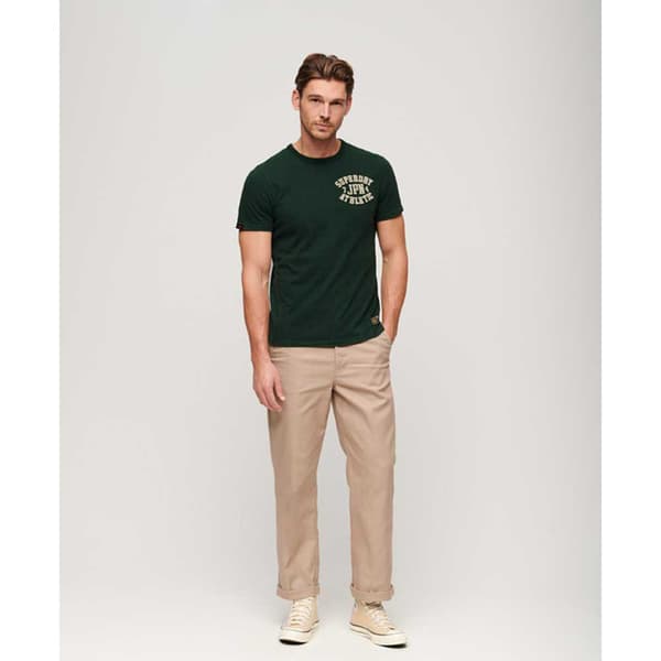 Superdry Vintage Athletic Chest Lyhythihainen T-paita Musta L Mies