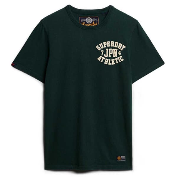 Superdry Vintage Athletic Chest Lyhythihainen T-paita Musta L Mies