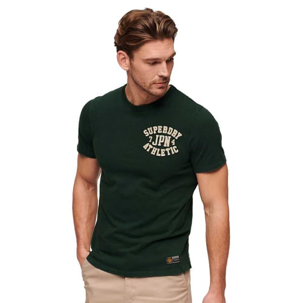 Superdry Vintage Athletic Chest Lyhythihainen T-paita Musta L Mies