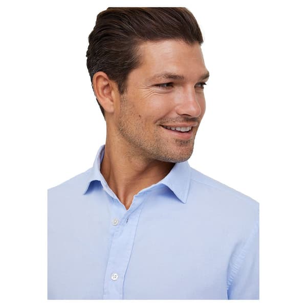 FaÇonnable Tex Skjorta Med Långa ärmar Blå 3XL Man