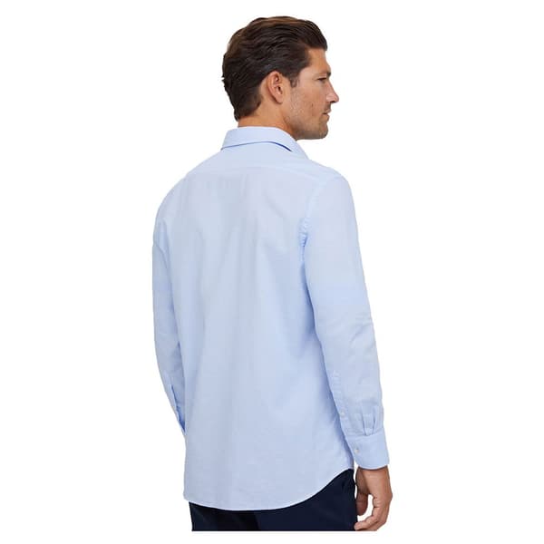 FaÇonnable Tex Skjorta Med Långa ärmar Blå 3XL Man