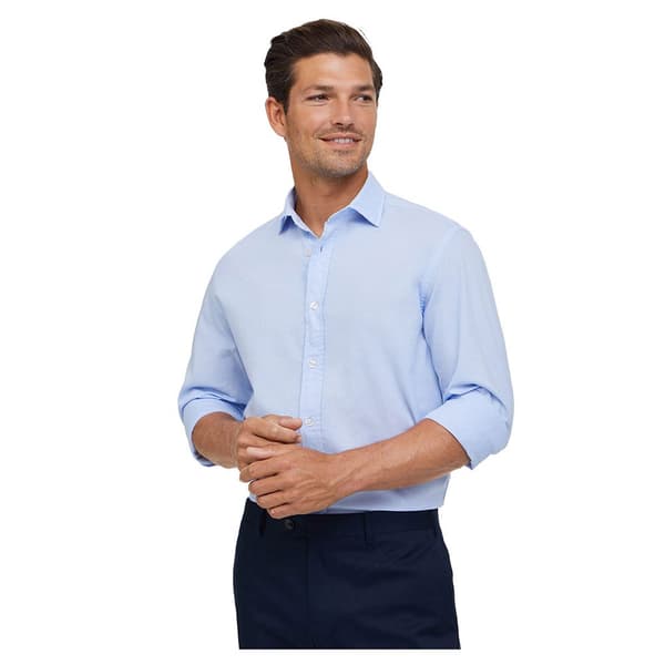 FaÇonnable Tex Skjorta Med Långa ärmar Blå 3XL Man