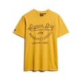 Miniatyrbild 3 av 4: Superdry Copper Label Script T-shirt Med Korta ärmar Gul 3XL Man