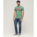 Miniatyrbild 3 av 5: Superdry Core Logo Classic Washed T-shirt Med Korta ärmar Grönt 2XL Man