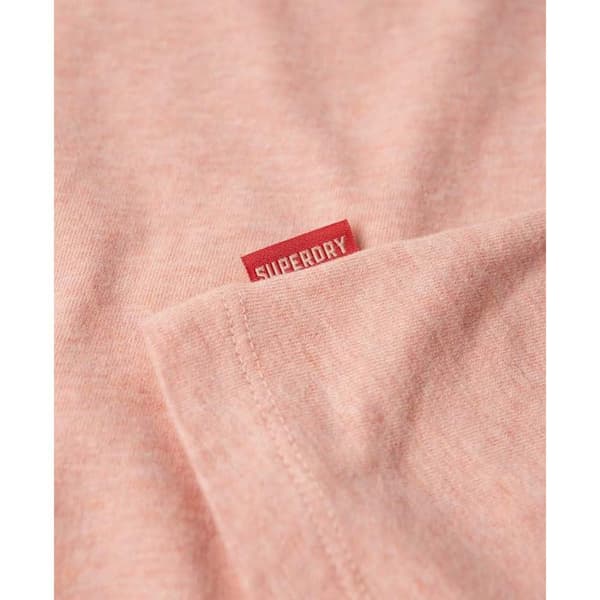 Superdry Embroidered Vl Relaxed T-shirt Med Korta ärmar Orange M Kvinna