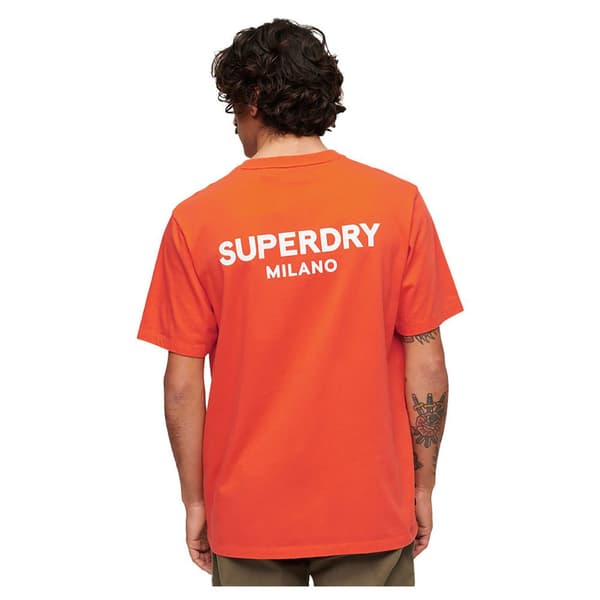 Superdry Luxury Sport Loose T-shirt Med Korta ärmar Röd 2XL Man