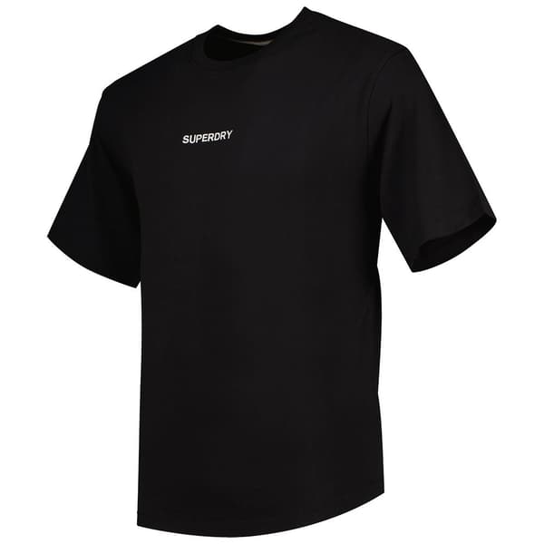 Superdry Micro Logo Graphic Loose T-shirt Med Korte ærmer Sort 2XL Mand